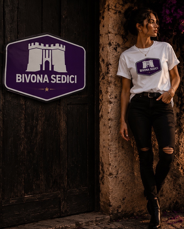 Bivona Sedici — logo del castello e t-shirt, Palermo